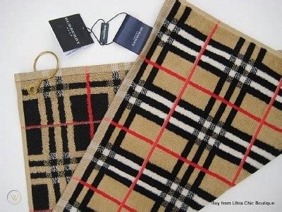 burberry golf towel.